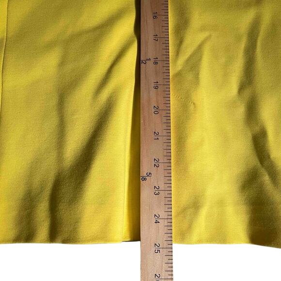 Women's Neiman Marcus Notch Lapel Single-Breasted Blazer Bright Yellow Size XL - Picture 7 of 7
